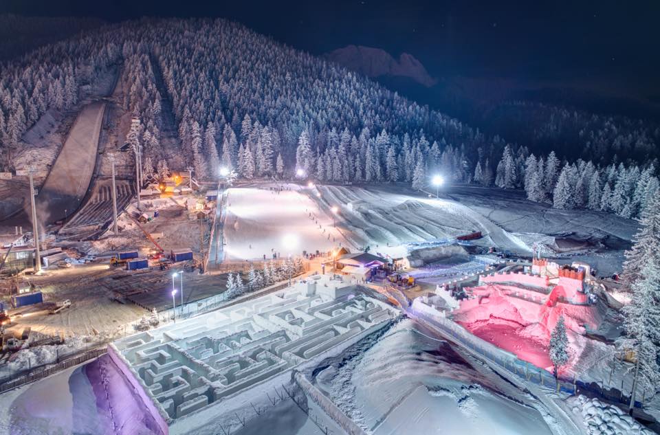 Snowlandia – najväčší snehový labyrint na svete